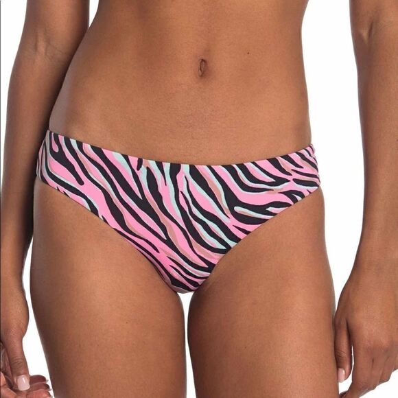 The Bikini Lab Hipster Bikini Bottoms, Pink/Black, 2XL, NWT - Picture 1 of 13